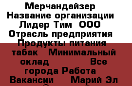 Мерчандайзер › Название организации ­ Лидер Тим, ООО › Отрасль предприятия ­ Продукты питания, табак › Минимальный оклад ­ 13 000 - Все города Работа » Вакансии   . Марий Эл респ.,Йошкар-Ола г.